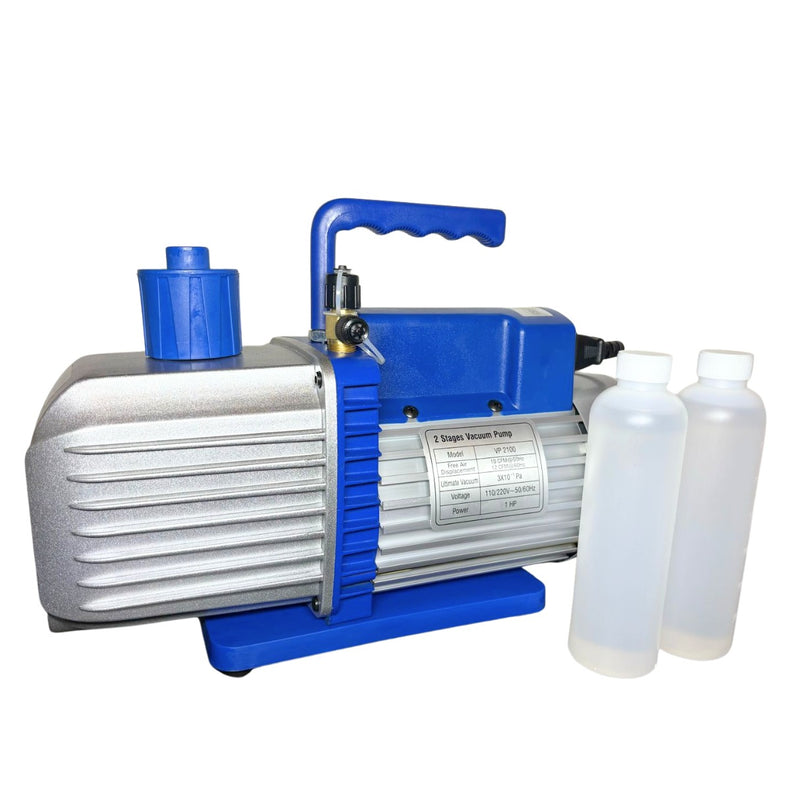 Bomba de vácuo 12cfm bivolt duplo estágio VP2100