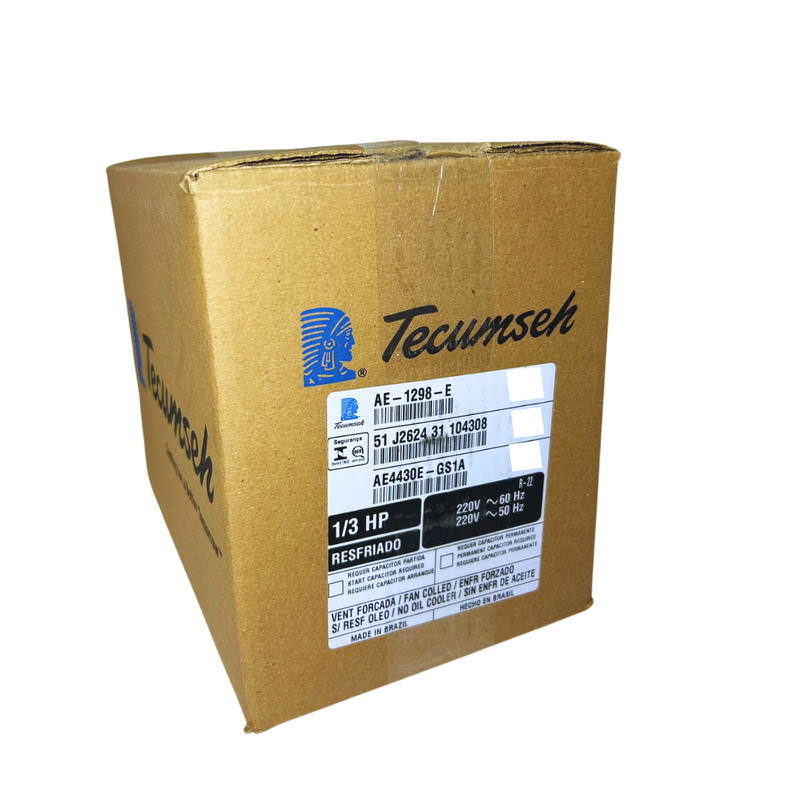 Compressor Tecumseh 1/3 HP R22 220V AE4430E-GS1A