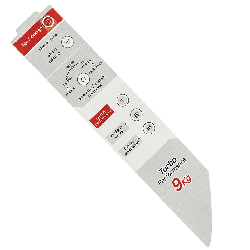 Painel Decorativo Compatível Lavadora Brastemp 9Kg BWF09A