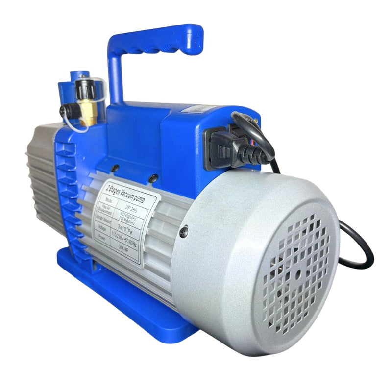 Bomba de vácuo 7cfm bivolt duplo estágio VP260