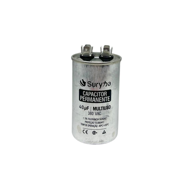 Capacitor Permanente 40UF 380v Suryha