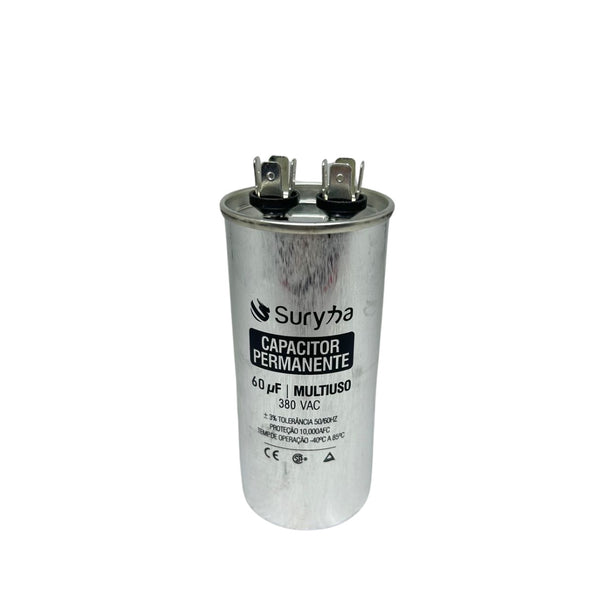 Capacitor Permanente 60UF 380v Suryha