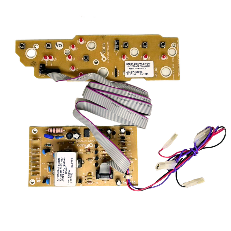 Kit Placa Lavaradora Brastemp BWC10 BWC11 BWF09 BWG10 Alado
