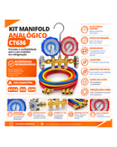 Kit Manifold Analógico Friven Para R410a R32 R290 CT636