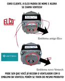 Micro Motor Ventilador 1/20 Com Hélice 220v Elco Ventech