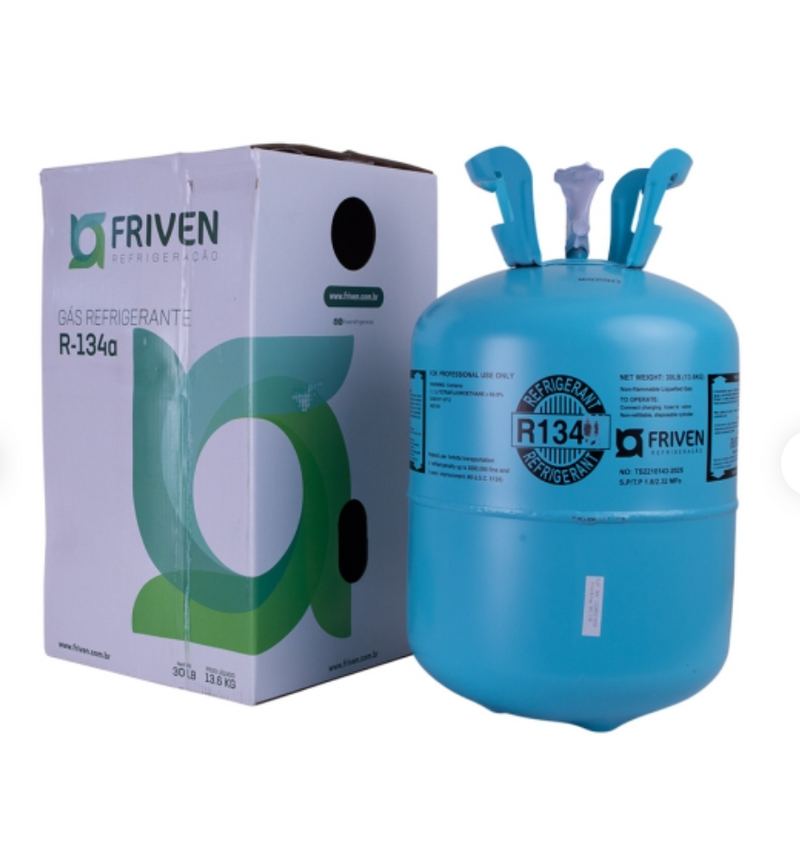 Gás Refrigerante R134a 13,6Kg Friven