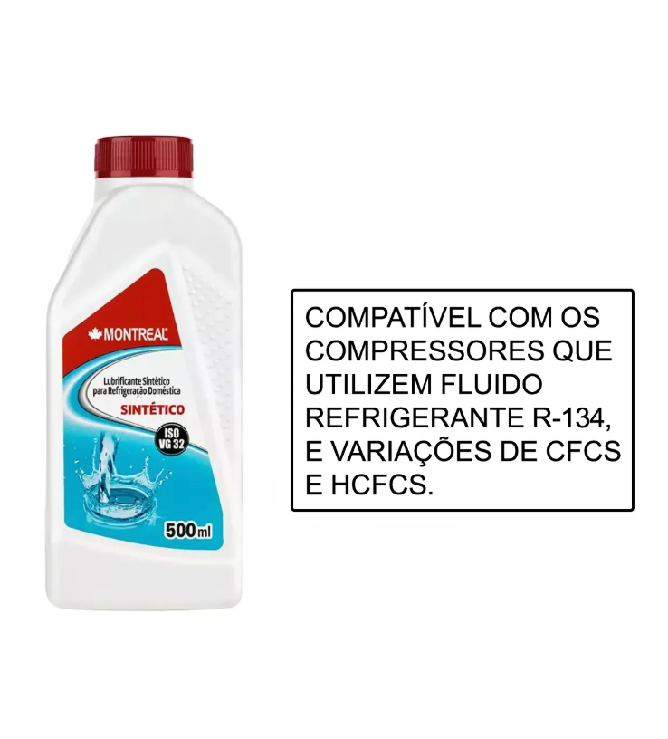 Óleo Montreal Sintético ISO VG 32 1 Litro P/ Refrigeração