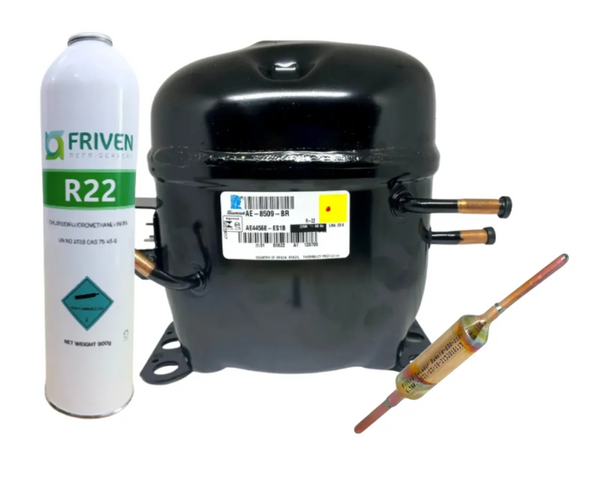 Compressor Tecumseh Ae4456e 1/2 220v R22 C/filtro E Gás R22