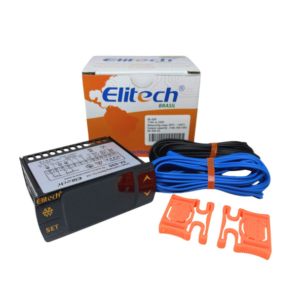 Controlador Temperatura Bivolt para Congelados EK-630 Elitech