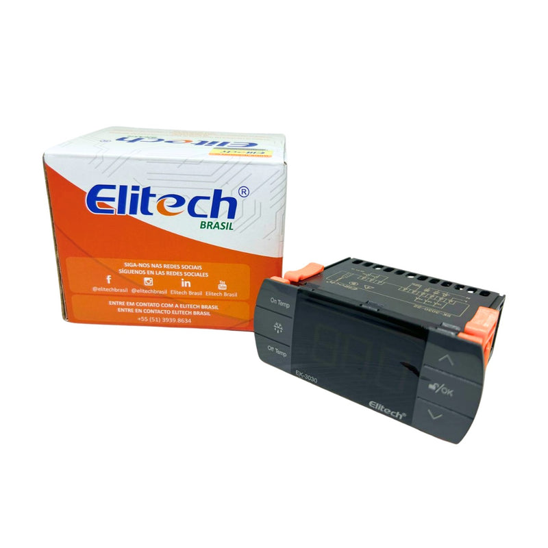 Controlador Digital De Temperatura P/ Congelados Elitech EK-3030 220V