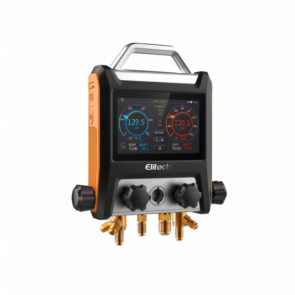 Manifold digital inteligente com Vacuômetro Bluetooth 4 Vias e Maleta MS-4000