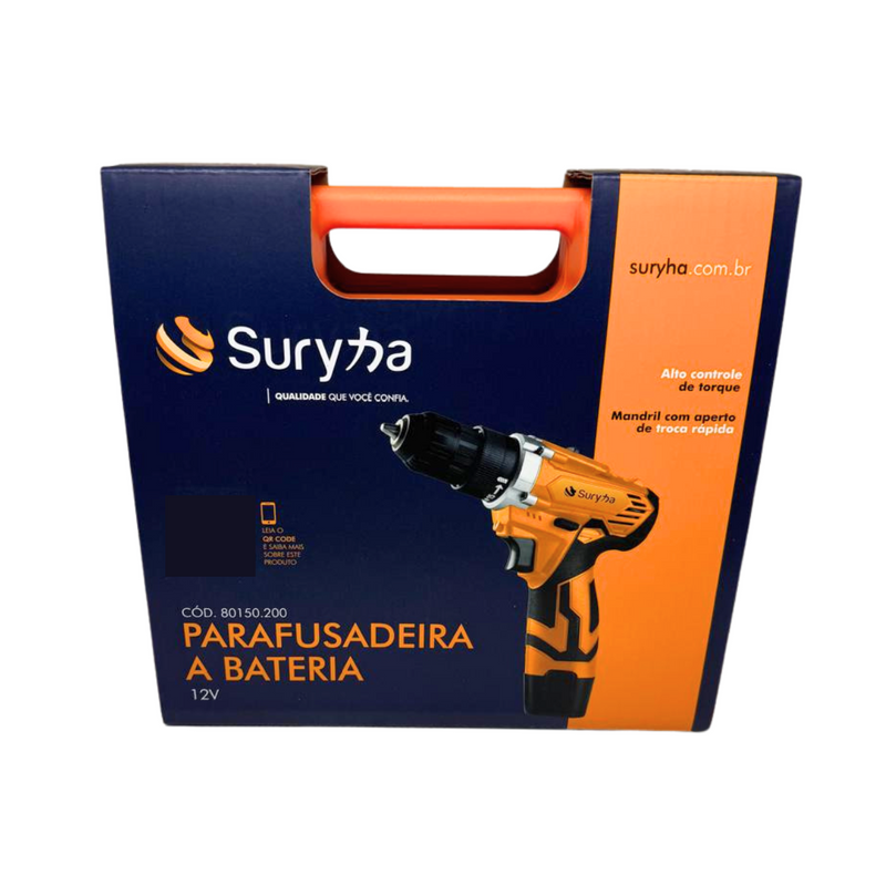 Parafusadeira A Bateria 12V Suryha