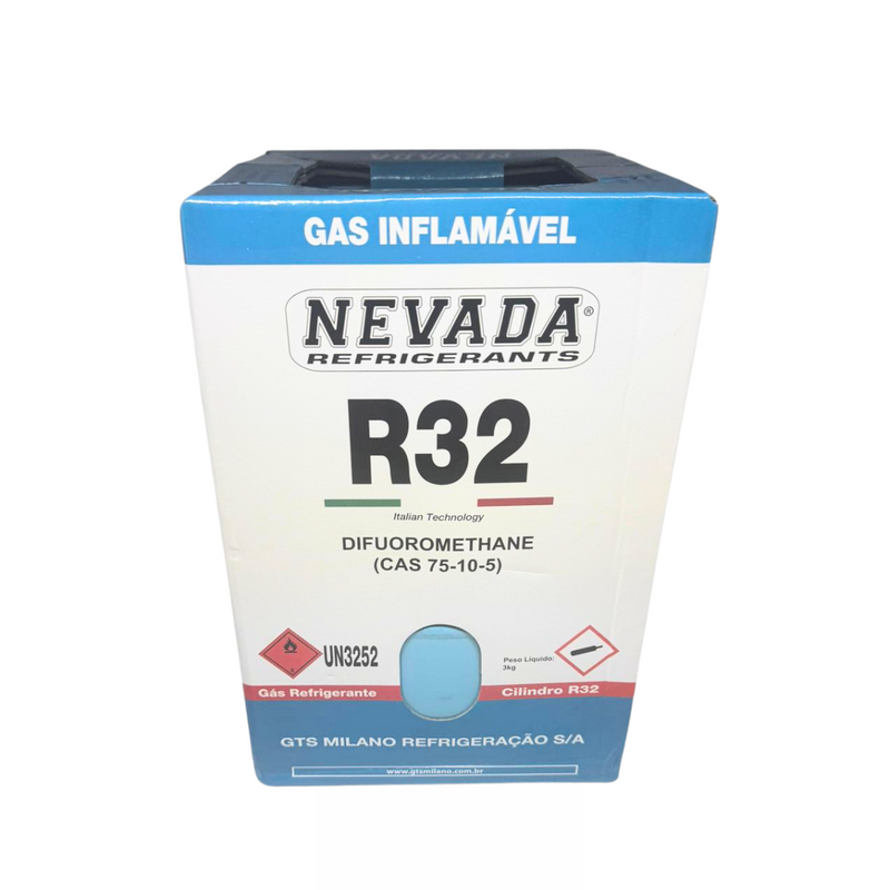 Gás Refrigerante R32 3Kg Nevada