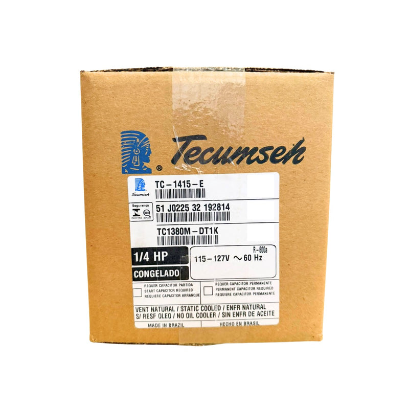Compressor Tecumseh 1/4 HP R600a 110V TA1380M-DS1H