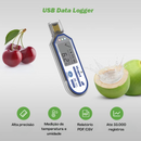 Data Logger USB Temperatura Umidade Com LCD SigmaWit ULogs4
