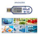 Data Logger USB Temperatura Umidade Com LCD SigmaWit ULogs4