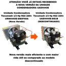 Unidade Condensadora Tecumseh 1/3 HP R22 220V URN4440E-GS0F4HA (UAE4440E)