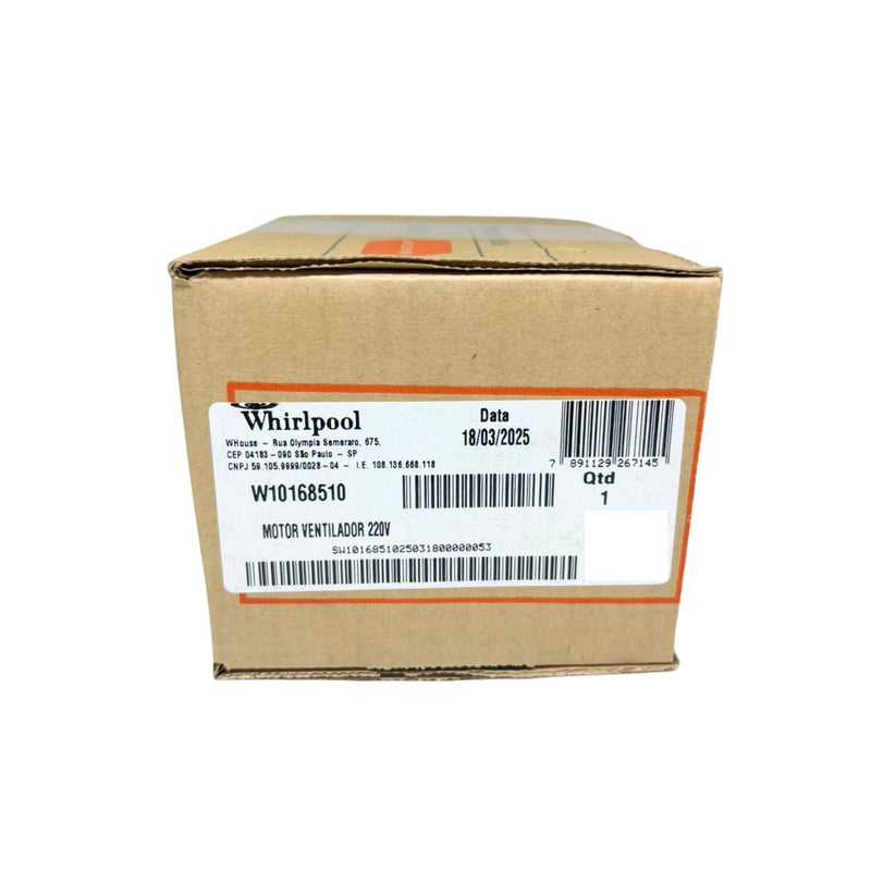 Motor Ventilador 220V Brastemp Consul W10168510 - Original