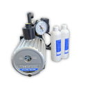 Bomba De Vácuo 12 Cfm Duplo Estágio Com Vacuômetro E Solenóide Mastercool