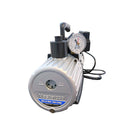 Bomba De Vácuo 12 Cfm Duplo Estágio Com Vacuômetro E Solenóide Mastercool