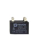 Capacitor De Arranque 2uf 450v Friven