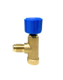 Válvula Acionadora Registro Azul Refil R134 R22 R401 R600a EOS