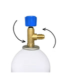 Válvula Acionadora Registro Azul Refil R134 R22 R401 R600a EOS
