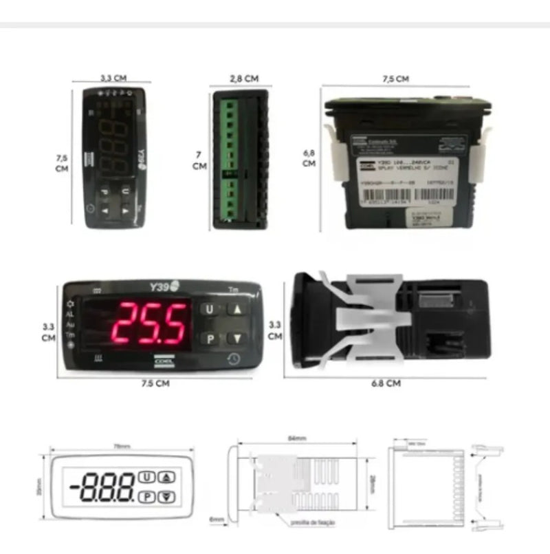 Controlador De Temperatura Coel Y39ohqr P/chocadeiras C/viragem de Ovos
