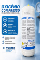 Gás Oxigênio 220L/ 110bar Nevada