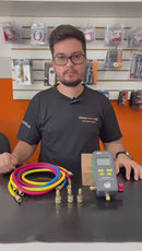 Manifold Digital Dy518 Duoyi C/ Mangueira R22 E Adap. R410a