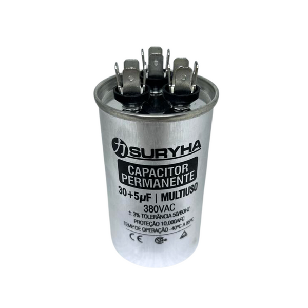 Capacitor Permanente 30uf+5uf 380v Suryha