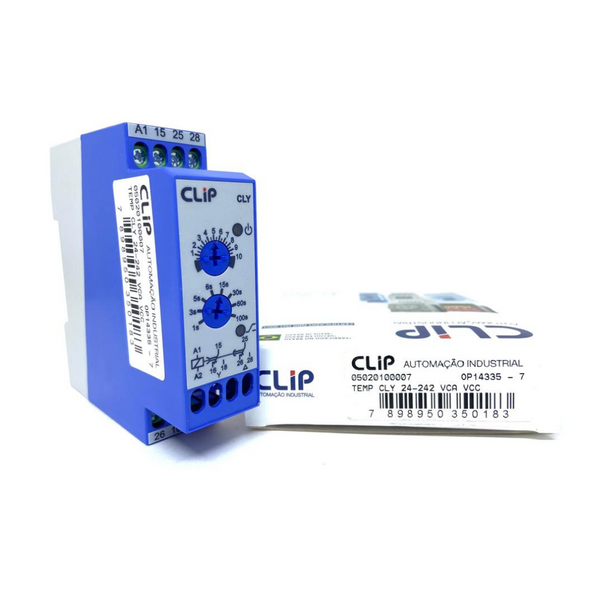 Temporizador Clip CLY 24-242 Vca/Vcc