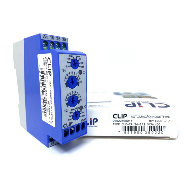 Termporizador Clip CLC-2R 24-242 Vca/Vcc
