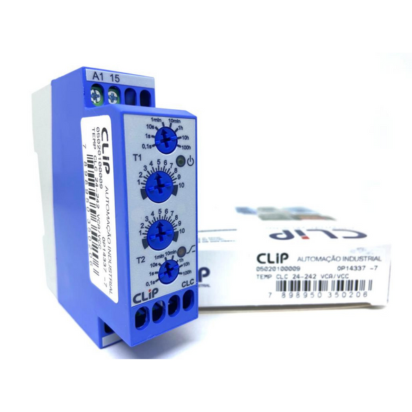 Temporizador Clip CLC 24-242 Vca/Vcc