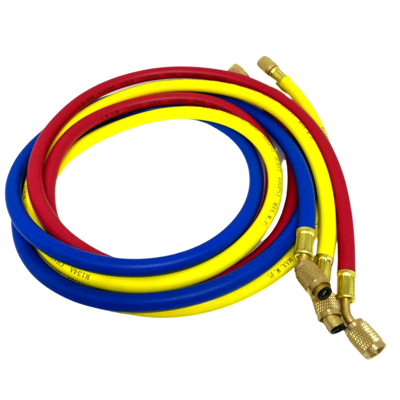 Kit Mangueira Para Manifold R22 /R134a /R12 150Cm 1/4 Vulkan