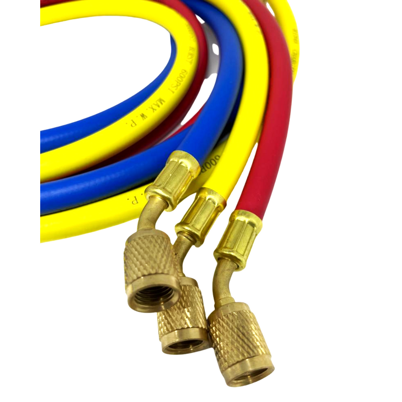Kit Mangueira Para Manifold R22 /R134a /R12 150Cm 1/4 Vulkan