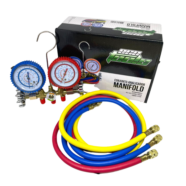 Kit Manifold Analógico Ecotools Para R22 R134a R404a