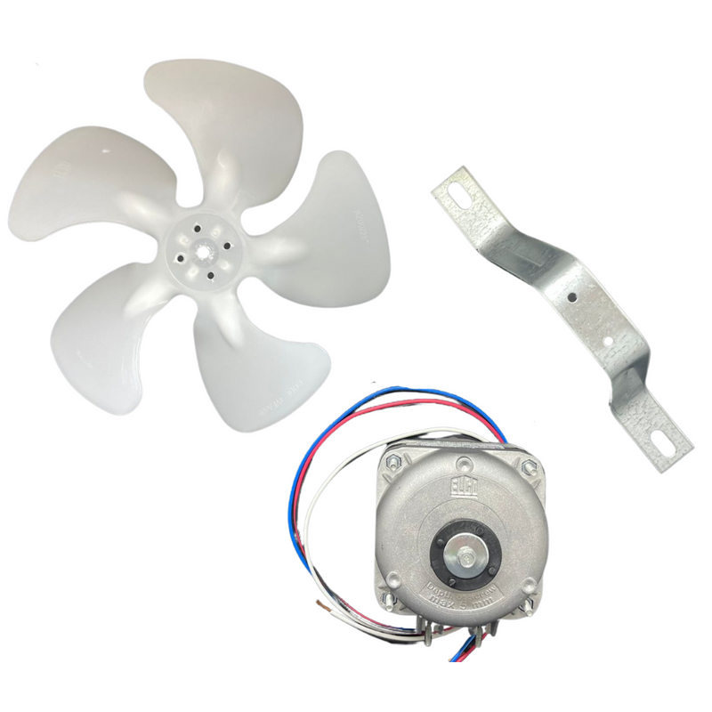 Micro Motor Ventilador 1/40 Bivolt Com Hélice e Suporte Elco