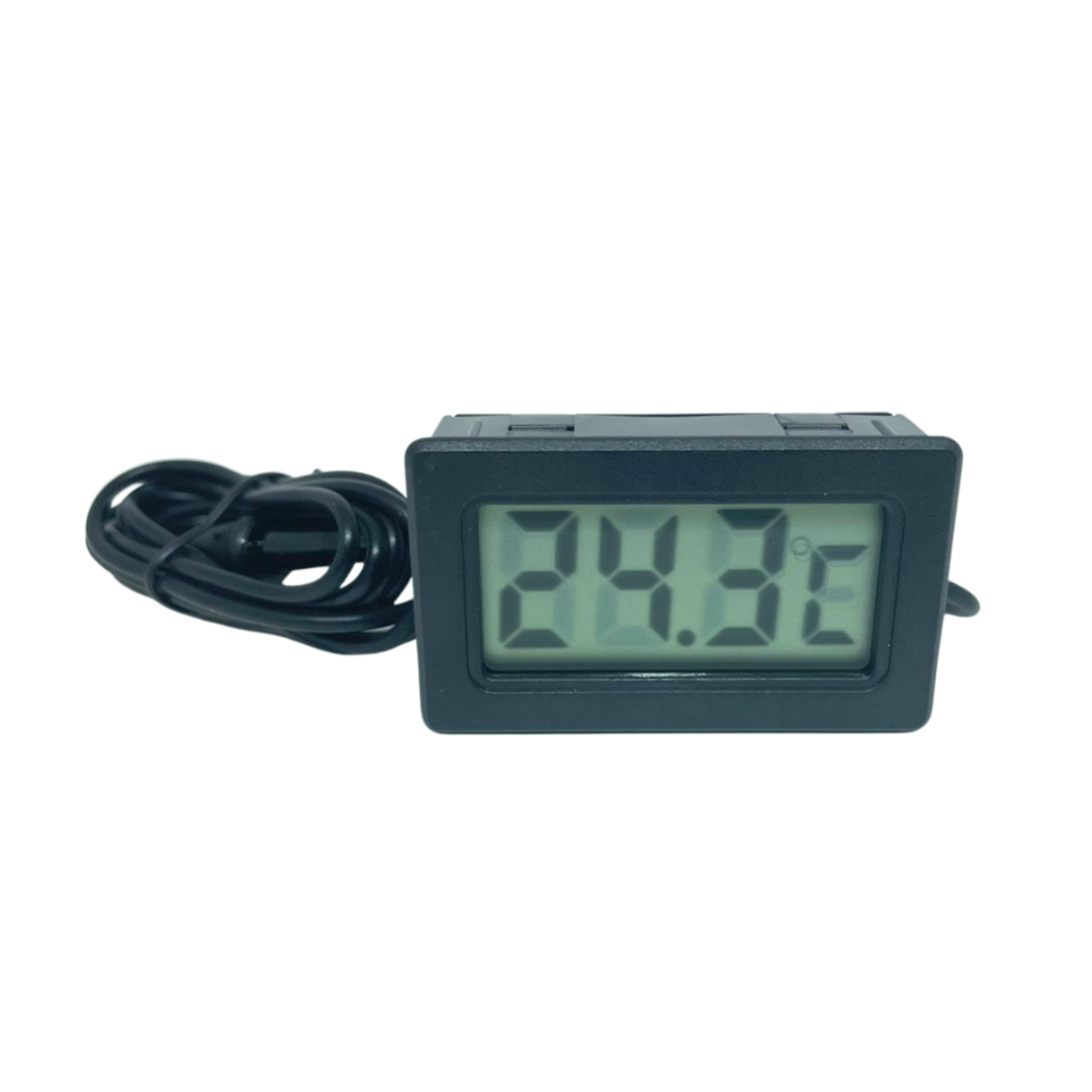 Termometro Digitale TPM-10 Per Acquario E Frigorifero – Gamma -50 A 110°C, Precisione ±1°C, LCD 36 Mm, Risoluzione 0.1°C (bianco)